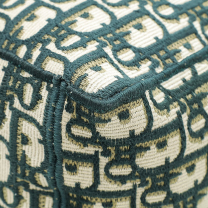 Christian Dior Vert Green Oblique Diorcamp Jacquard Messenger Bag