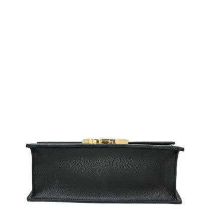 Christian Dior Black 30 Montaigne Flap Chain Bag