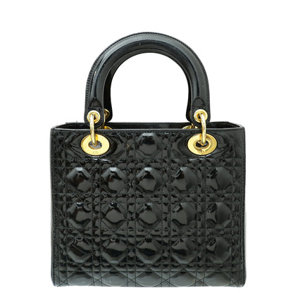 Dior Lady Dior Leather Handbag Style 38