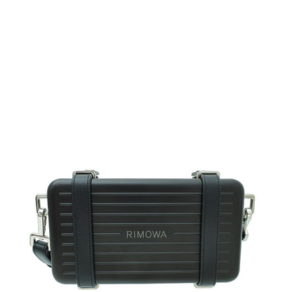 Christian Dior Black X Rimowa Personal Clutch Crossbody Bag