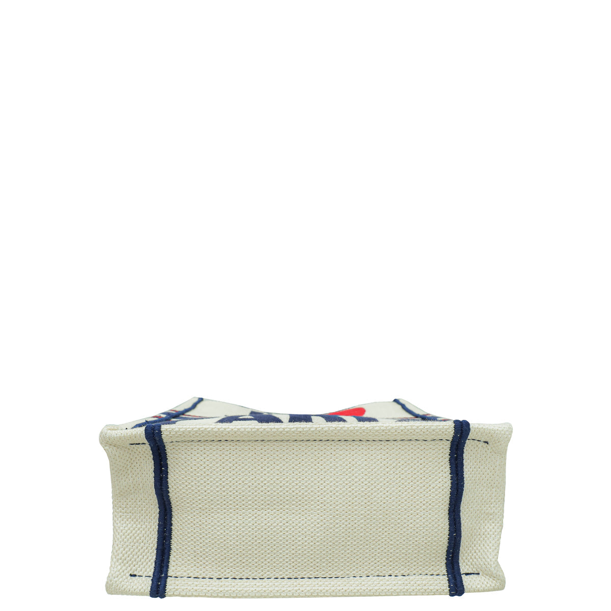 Christian Dior Tricolor Love Paris Vertical Book Tote Bag