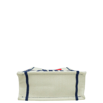 Christian Dior Tricolor Love Paris Vertical Book Tote Bag