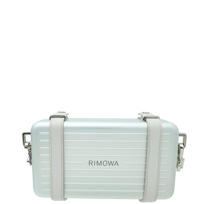 Christian Dior Gray X Rimowa Personal Clutch Crossbody Bag