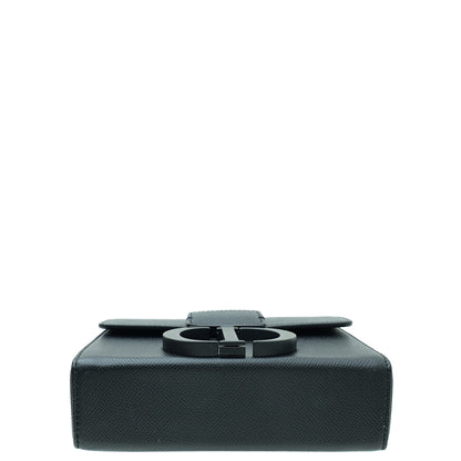 Christian Dior Black 30 Montaigne Box Bag