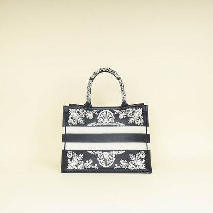 Christian Dior Bandana Embroidery Medium Book Tote Bag