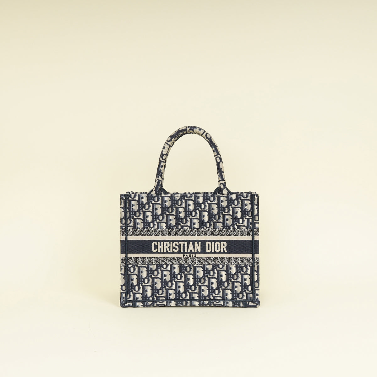Dior Book Tote Oblique Blue Tote Bag Style 13