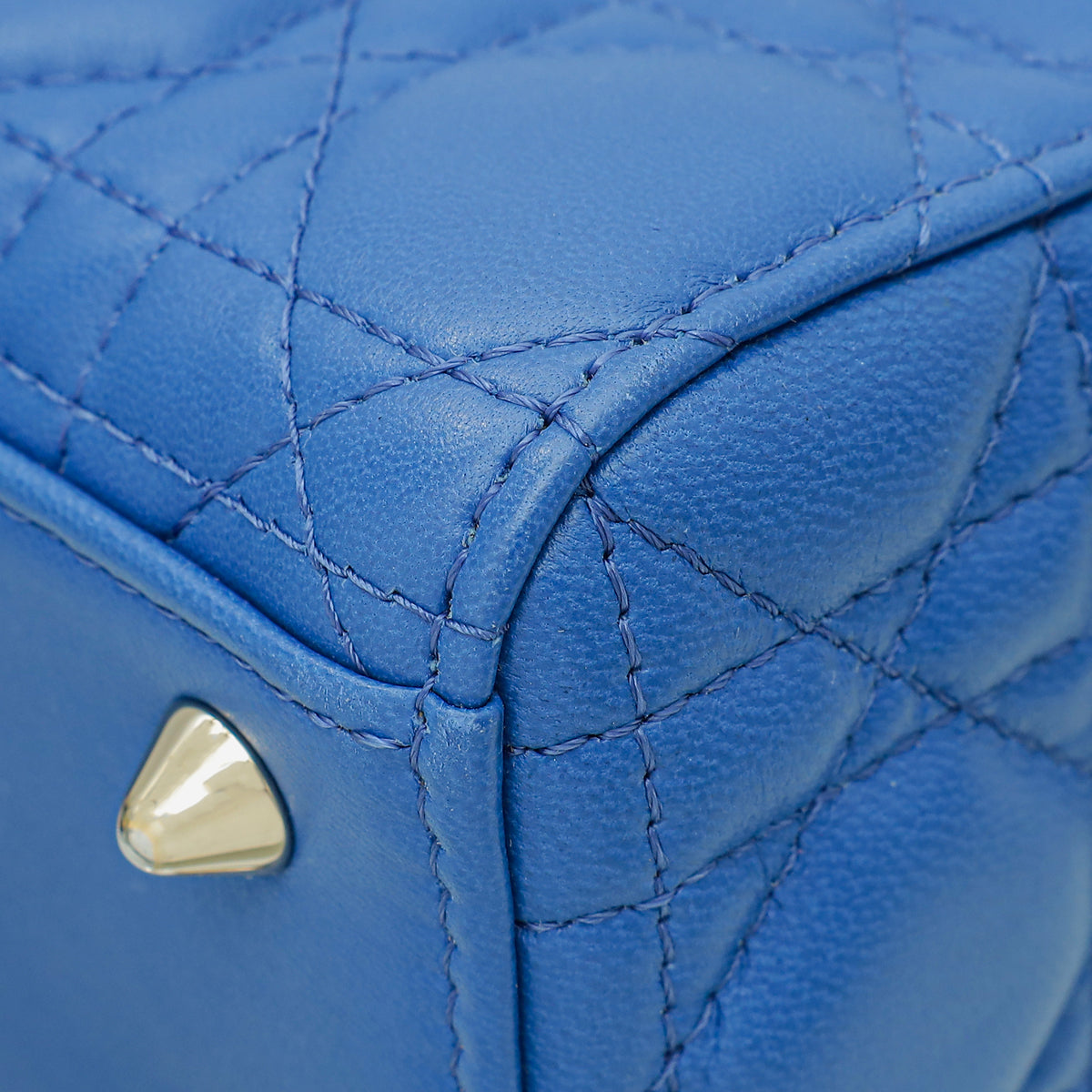 Christian Dior Blue Lady Dior My Abcdior Small Bag