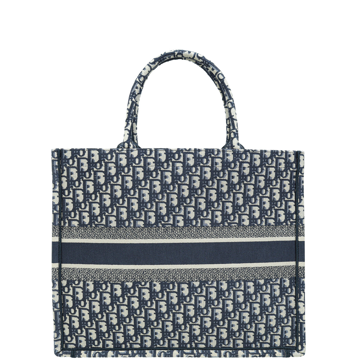 Dior Book Tote Oblique Blue Tote Bag Style 12