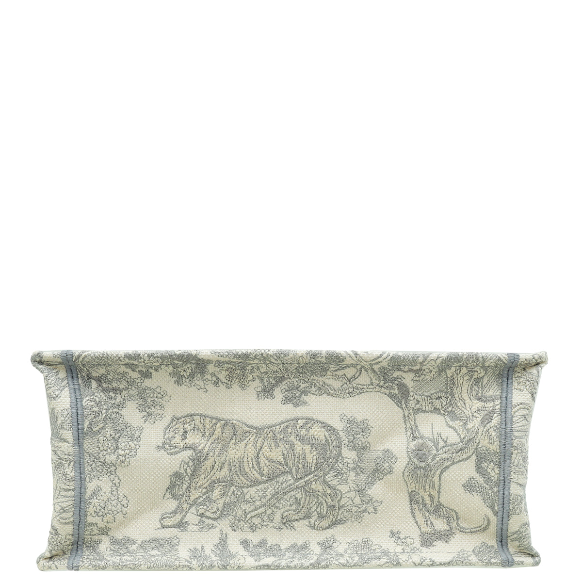 Christian Dior Grey Toile De Jouy Book Tote Medium Bag