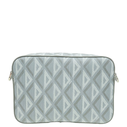 Christian Dior Grey Cd Diamond Safari Bag