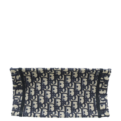 Christian Dior Navy Blue Oblique Book Tote Small Bag