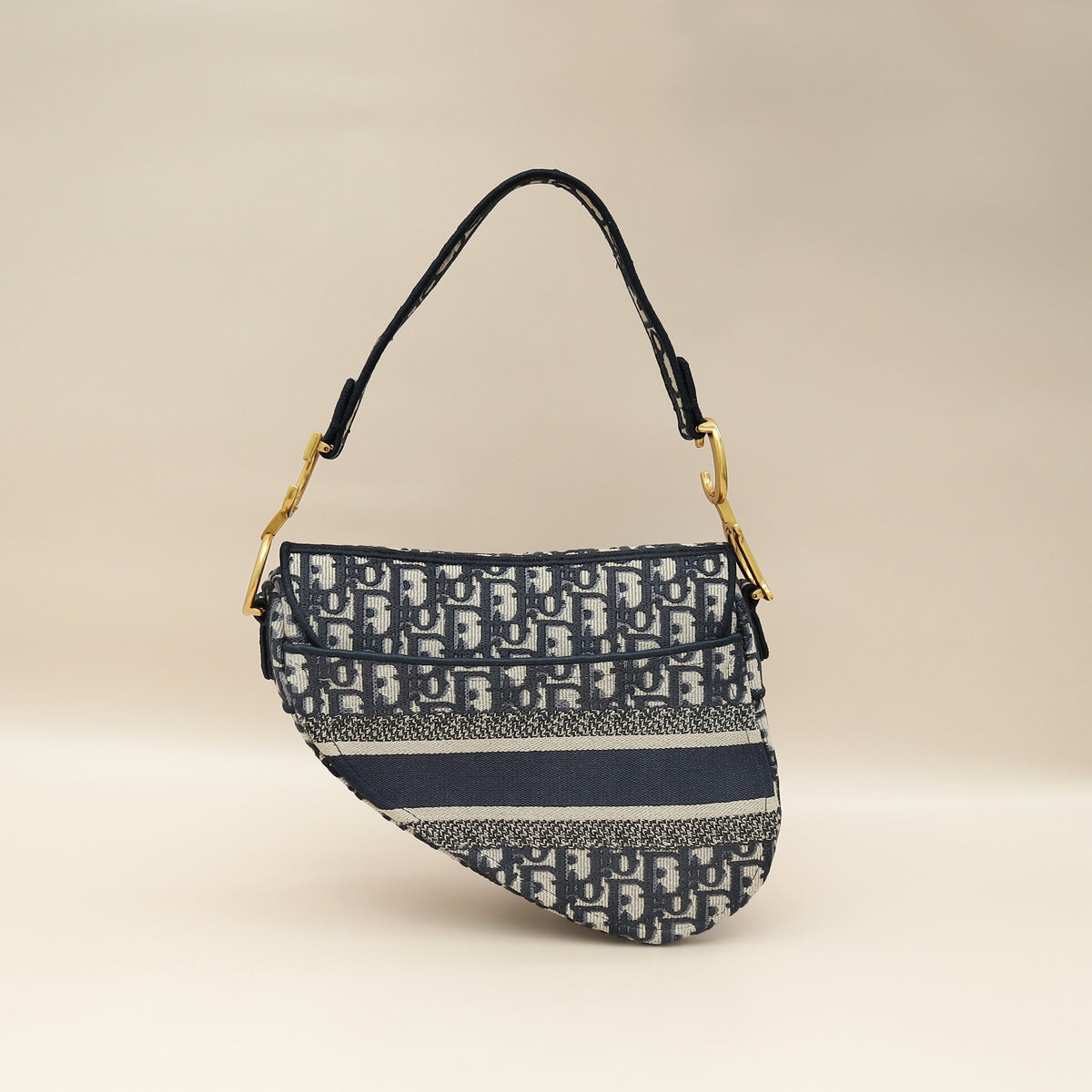 Dior Saddle Oblique Blue Crossbody Style 8