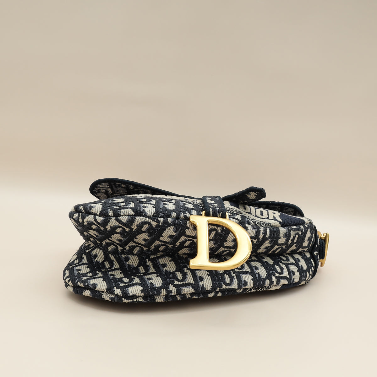 Dior Saddle Oblique Blue Crossbody Style 8