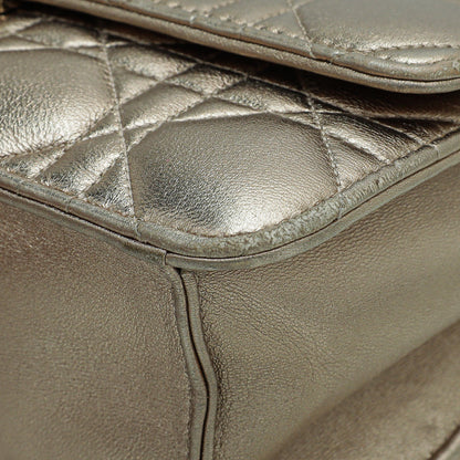 Christian Dior Metallic Gold Miss Dior Promenade Chain Pouch