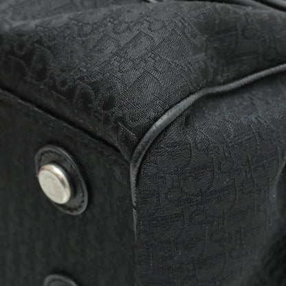 Christian Dior Black Monogram My Dior Frame Pocket Satchel Bag