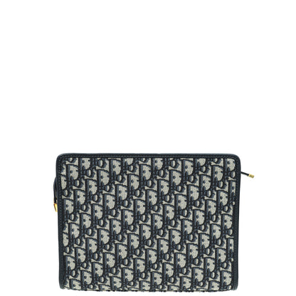 Christian Dior Blue Oblique 30 Montaigne Dea Pouch