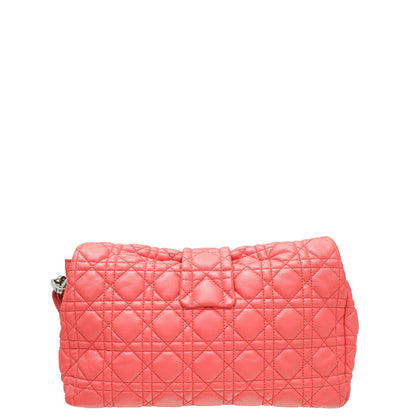 Christian Dior Coral Miss Dior Large Flap Bag