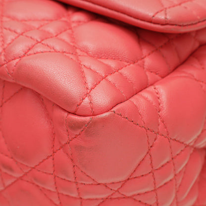 Christian Dior Coral Miss Dior Large Flap Bag