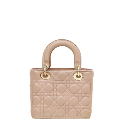 Christian Dior Rose Des Vents Lady Dior My Abcdior Small Bag