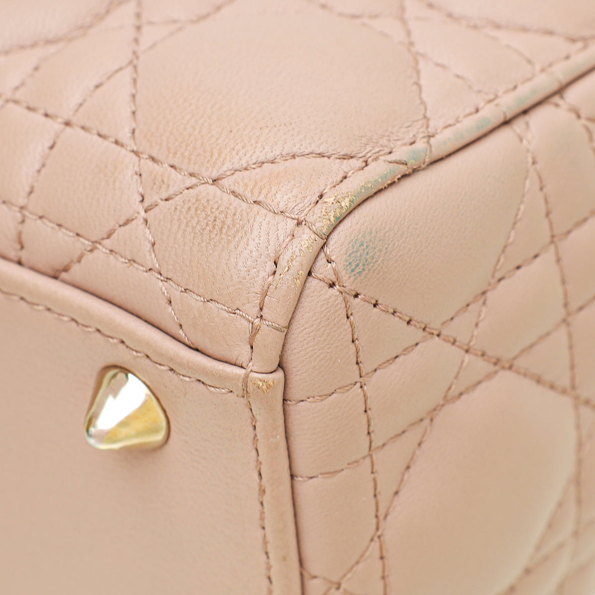 Christian Dior Rose Des Vents Lady Dior My Abcdior Small Bag