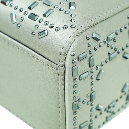 Dior Lady Dior Cannage Grey Handbag