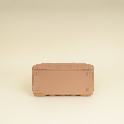 Christian Dior Blush Ultramatte Lady Dior Medium Bag