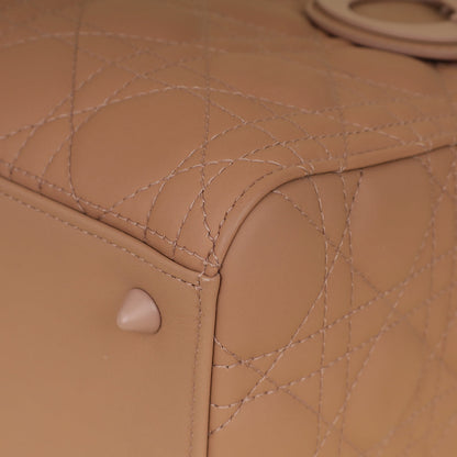 Christian Dior Blush Ultramatte Lady Dior Medium Bag