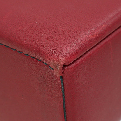 Christian Dior Burgundy Addict Lockbox Bag