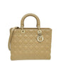 Christian Dior Beige Lady Dior Large Bag
