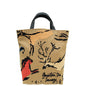 Christian Dior Brown Multicolor Sauvage Embroidered Tote Bag