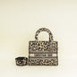 Dior D-Lite Leather Tote Bag Red