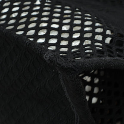 Christian Dior Black Mesh Embroidered Large Book Tote Large Bag