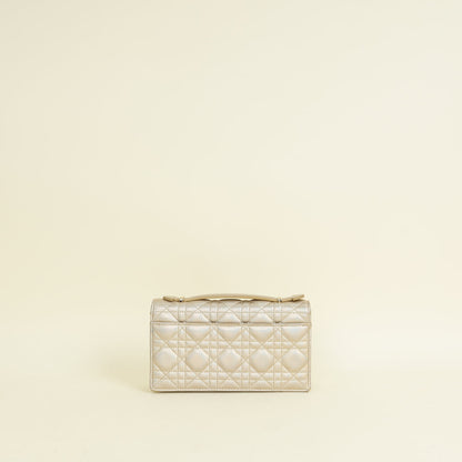 Christian Dior Metallic Light Gold My Dior Mini Bag