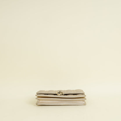 Christian Dior Metallic Light Gold My Dior Mini Bag