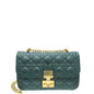 Christian Dior Emerald Green Dioraddict Flap Small Bag
