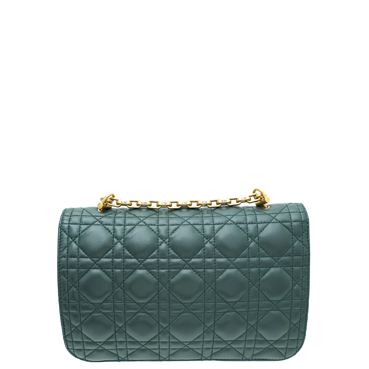 Christian Dior Emerald Green Dioraddict Flap Small Bag