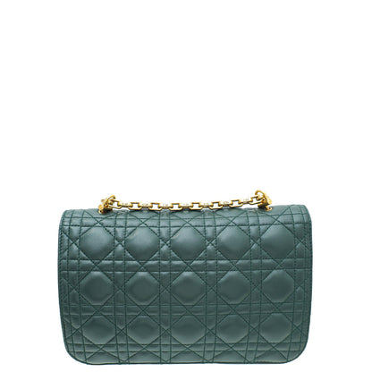 Christian Dior Emerald Green Dioraddict Flap Small Bag