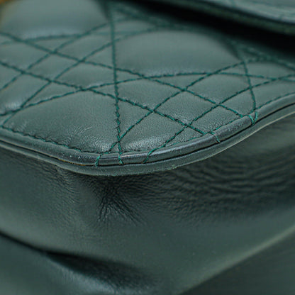 Christian Dior Emerald Green Dioraddict Flap Small Bag