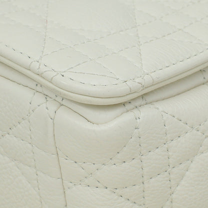 Christian Dior White Caro Medium Bag