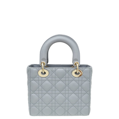 Christian Dior Grey Lady Dior My Abcdior Small Bag