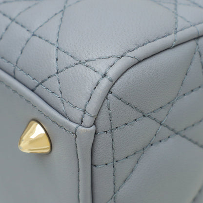 Christian Dior Grey Lady Dior My Abcdior Small Bag