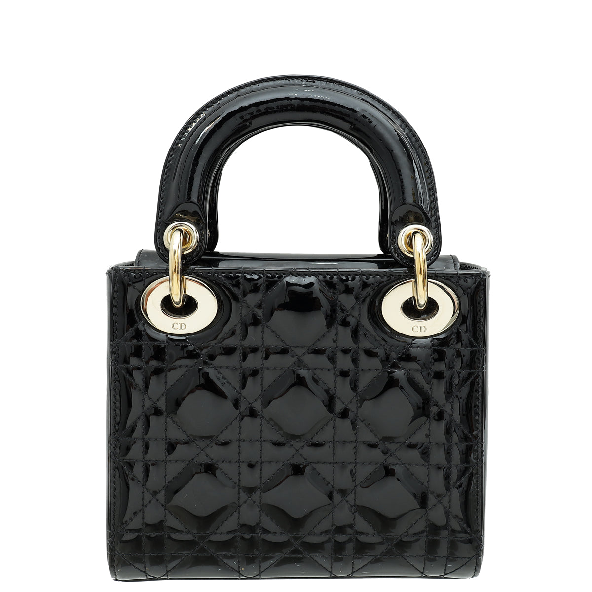 Christian Dior Black Chain Mini Lady Dior Bag