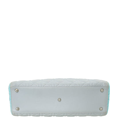 Christian Dior Bicolor Lady Dior Large Bag