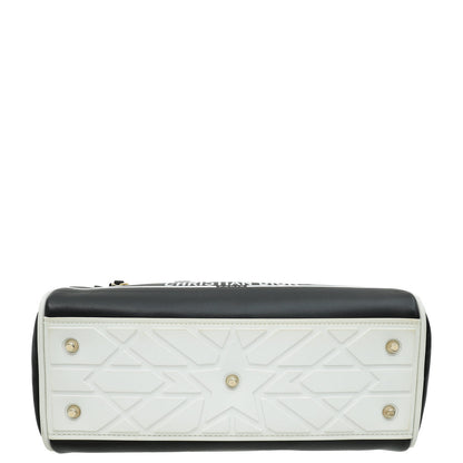 Christian Dior Bicolor Vibe Zip Small Bowling Bag