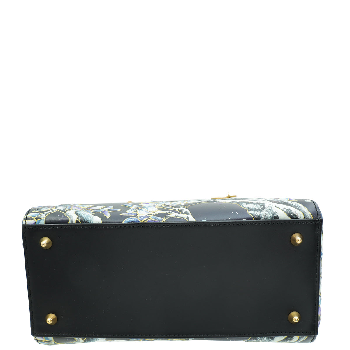 Christian Dior Dark Blue L E Lady Dior Raqib Shaw Medium Bag