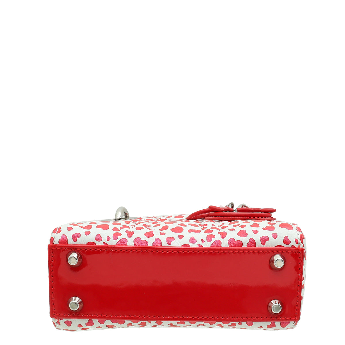 Christian Dior Lady Dior Hearts Print Micro Bag
