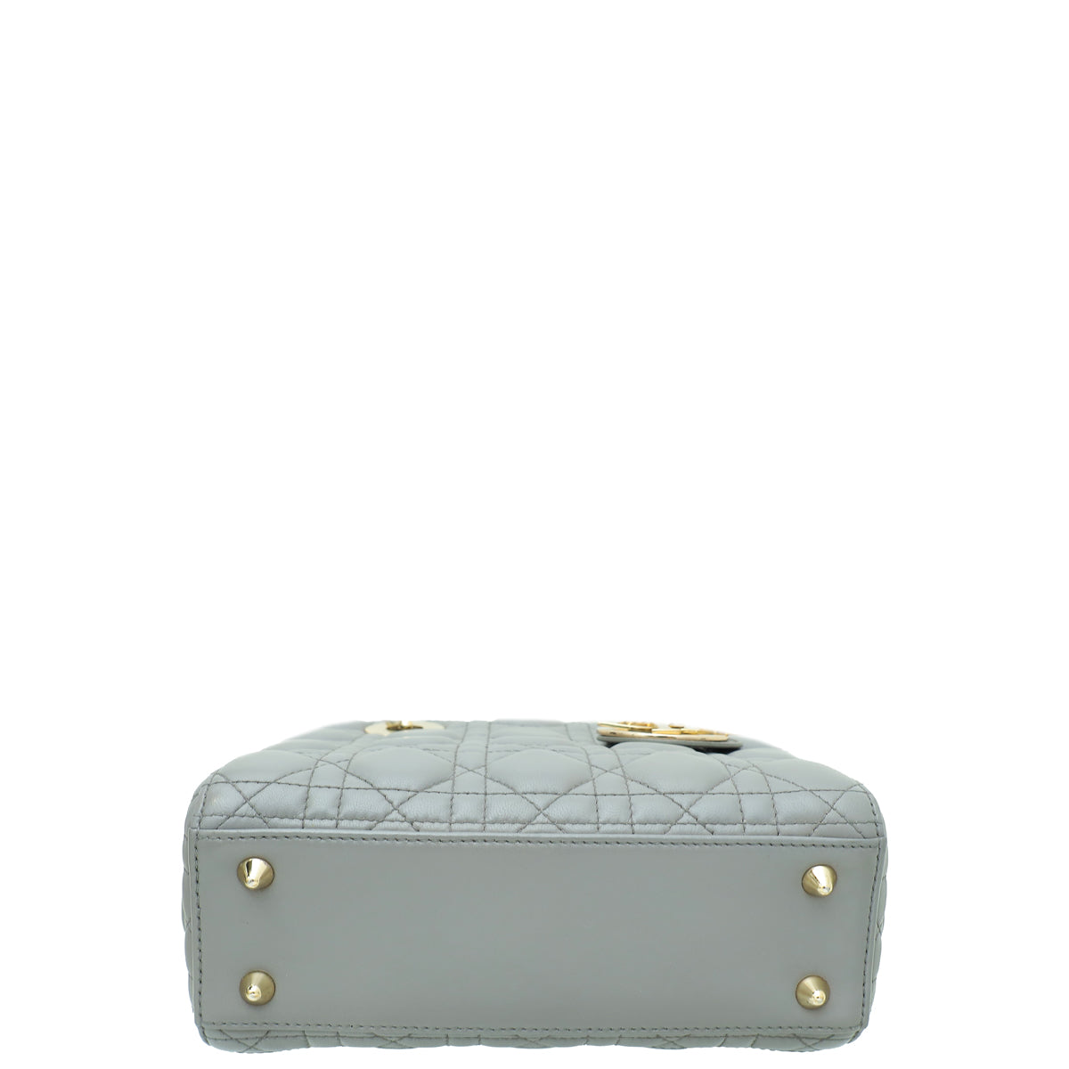 Christian Dior Gray My Abcdior Lady Dior Small Bag