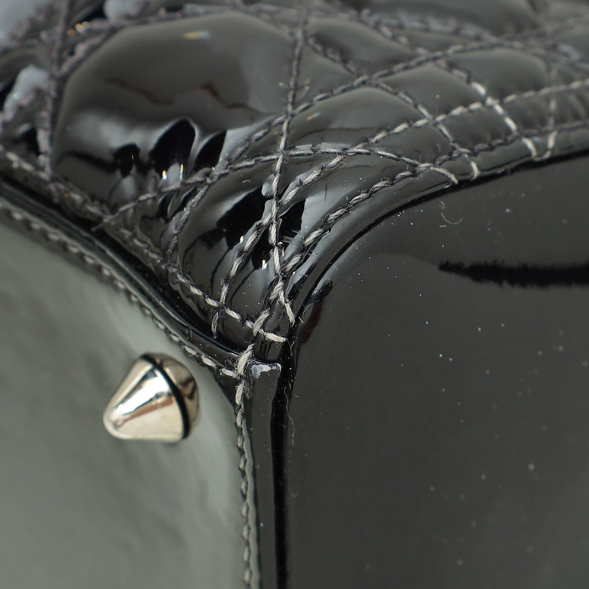 Dior Lady Dior Leather Handbag Style 36