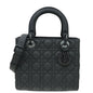 Christian Dior So Black Matte Lady Dior Medium Bag