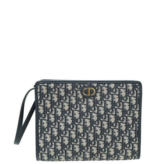 Dior 30 Montaigne Oblique Blue Shoulder Bag Style 5